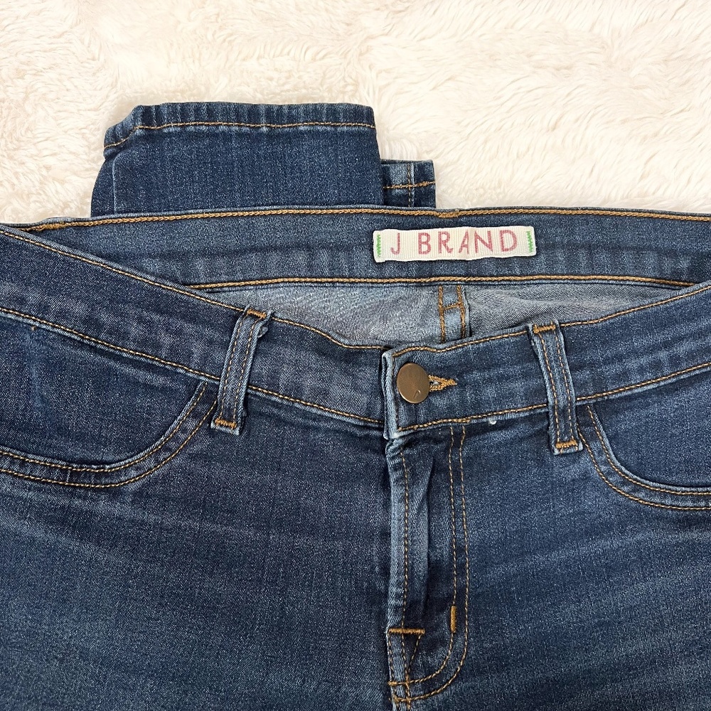 J Brand, Dark Blue, Denim Straight Ankle, size 28